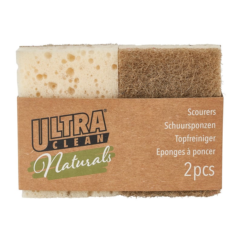 Schuursponsjes Eco - set van 2
