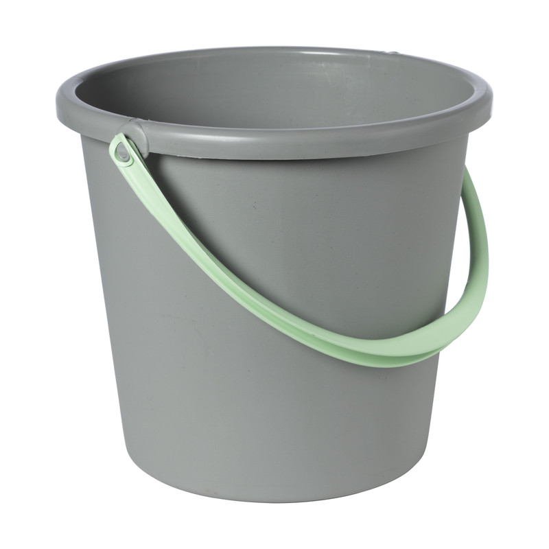 Emmer gerecycled - 12 liter - antraciet