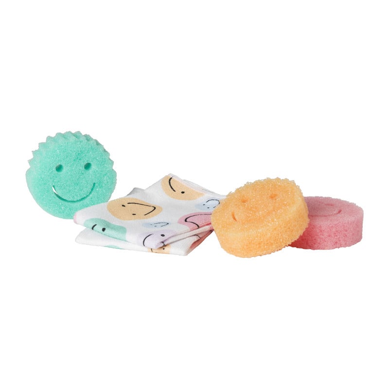 Microvezeldoekjes smiley - set van 2