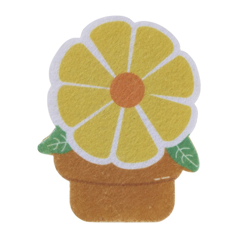 Schuurspons bloem - diverse varianten - 10x7x3 cm