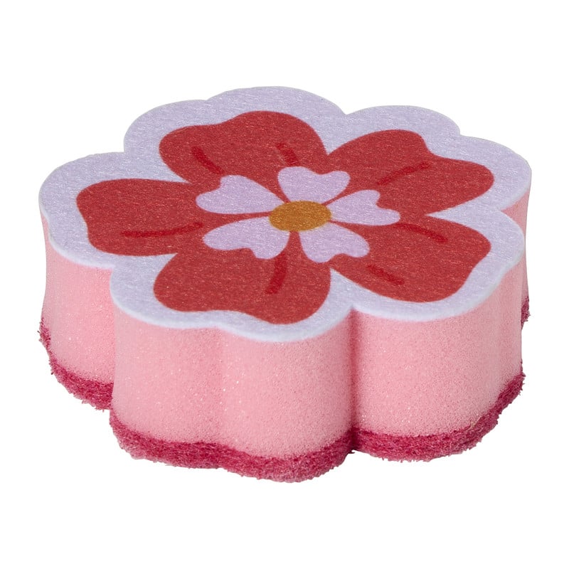 Schuurspons bloem - diverse varianten - 10x7x3 cm