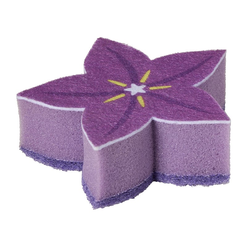 Schuurspons bloem - diverse varianten - 10x7x3 cm
