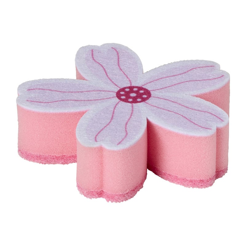 Schuurspons bloem - diverse varianten - 10x7x3 cm