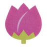Schuurspons bloem - diverse varianten - 10x7x3 cm