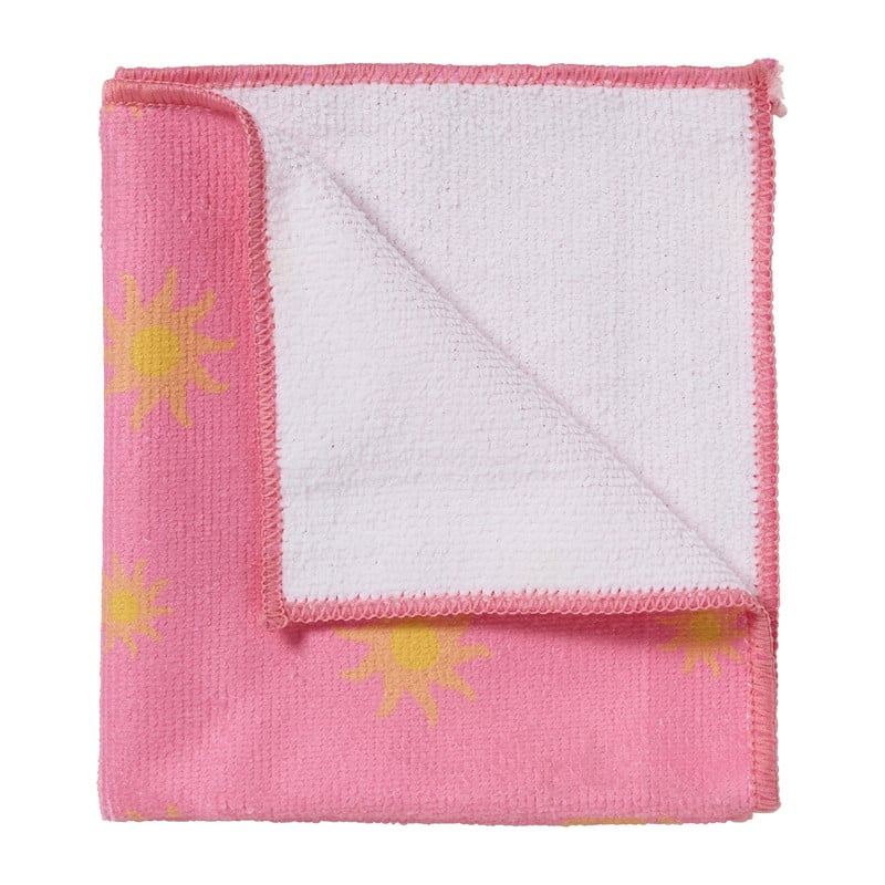 Microvezel doekjes zonnetjes - 32x36 cm  - set van 2