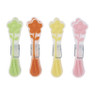Wasknijpers bloem - multikleur - set van 10