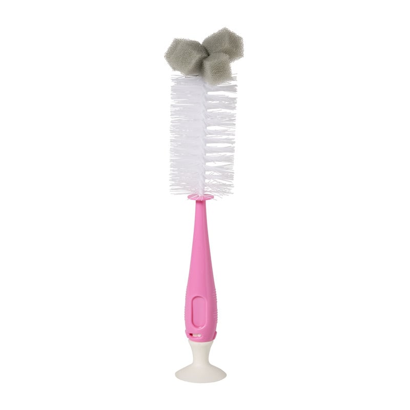 Flessenborstel met spons - 18x6x6 cm - diverse varianten