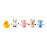 Vingerpoppetjes - dieren - set van 5
