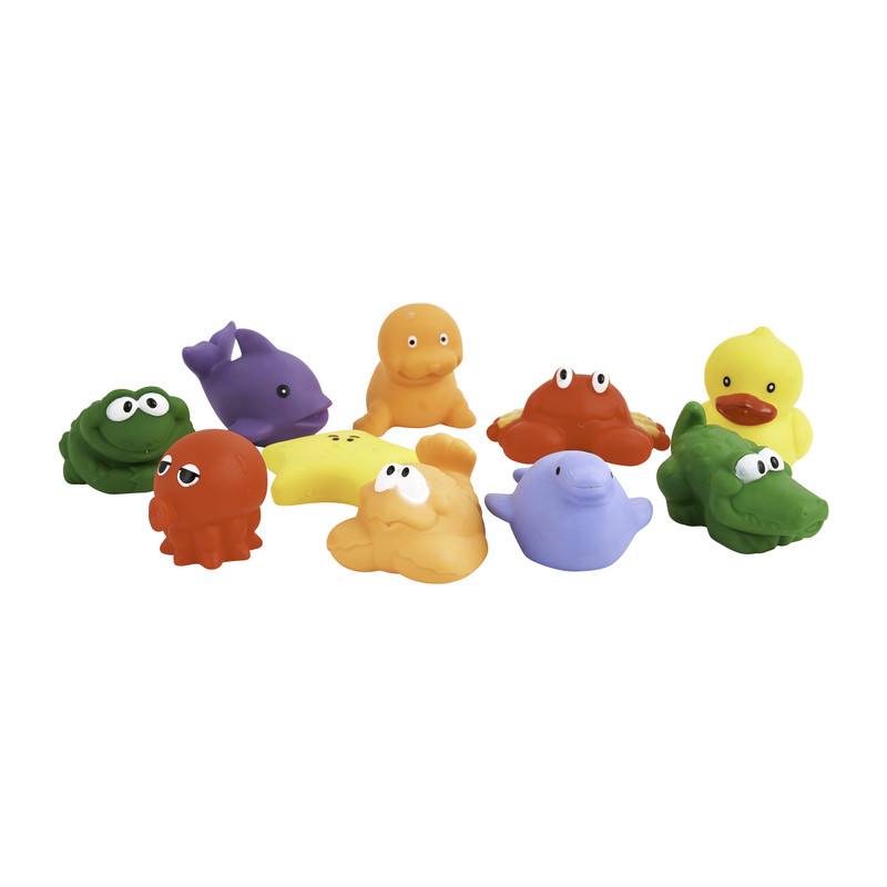 Badfiguren dieren - set van 10 