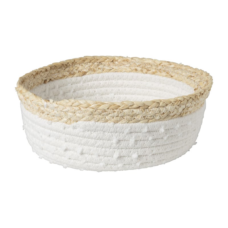 Badkamer mandjes jute - set van 3