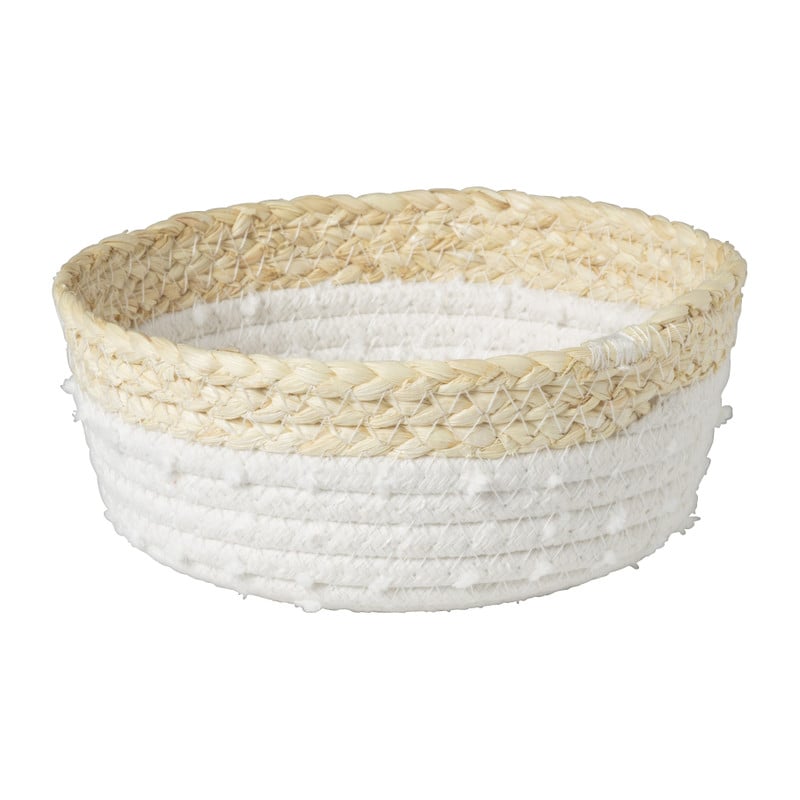 Badkamer mandjes jute - set van 3