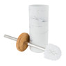 Toiletborstel marmer - wit