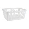 Mand large - wit - 24x34x14,5 cm