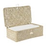 Opbergdoos zeegras - naturel - 7.5x24x14 cm