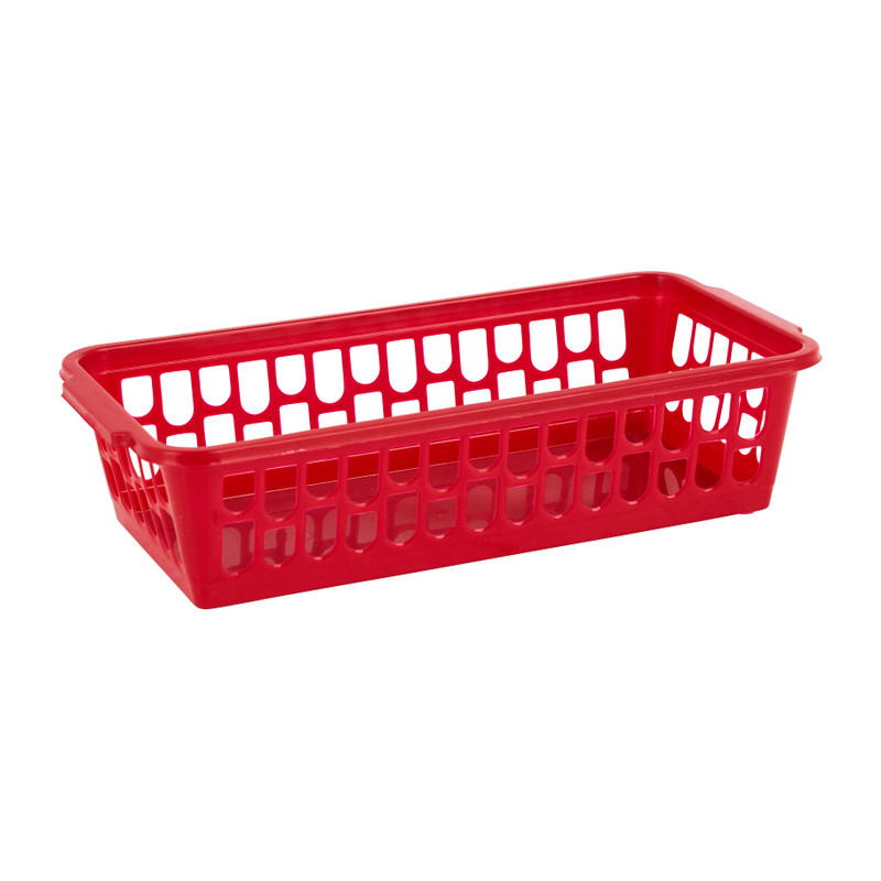 Mandje mirco - rood - 9x19x4,75 cm