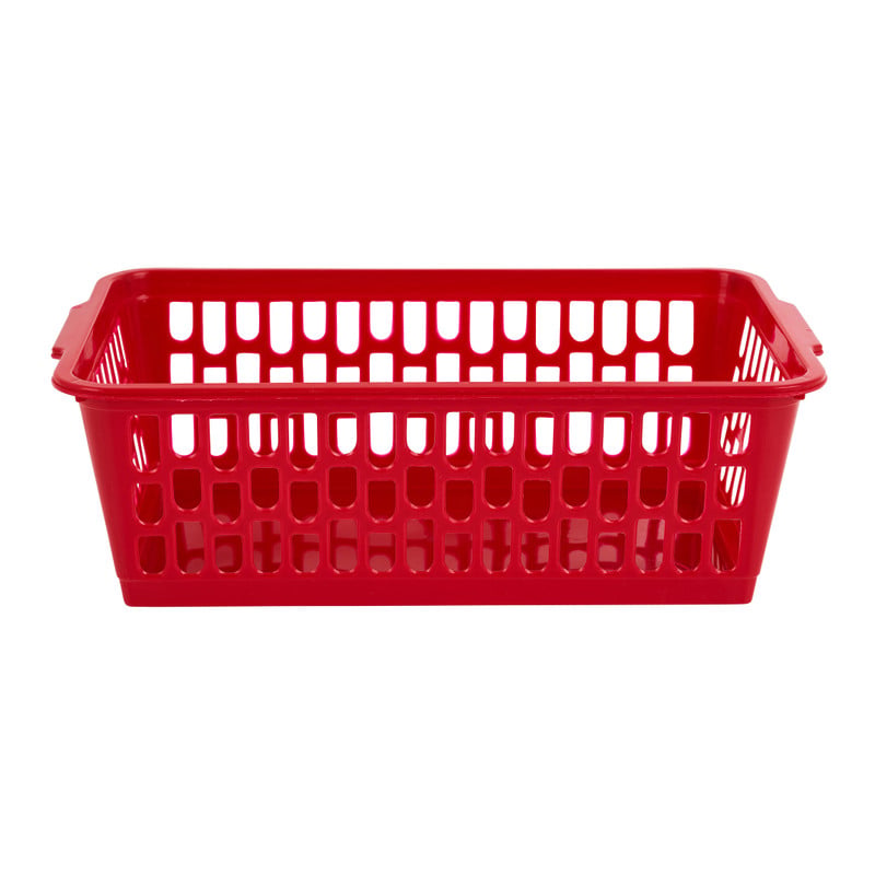 Mandje small - rood - 14x24x8 cm