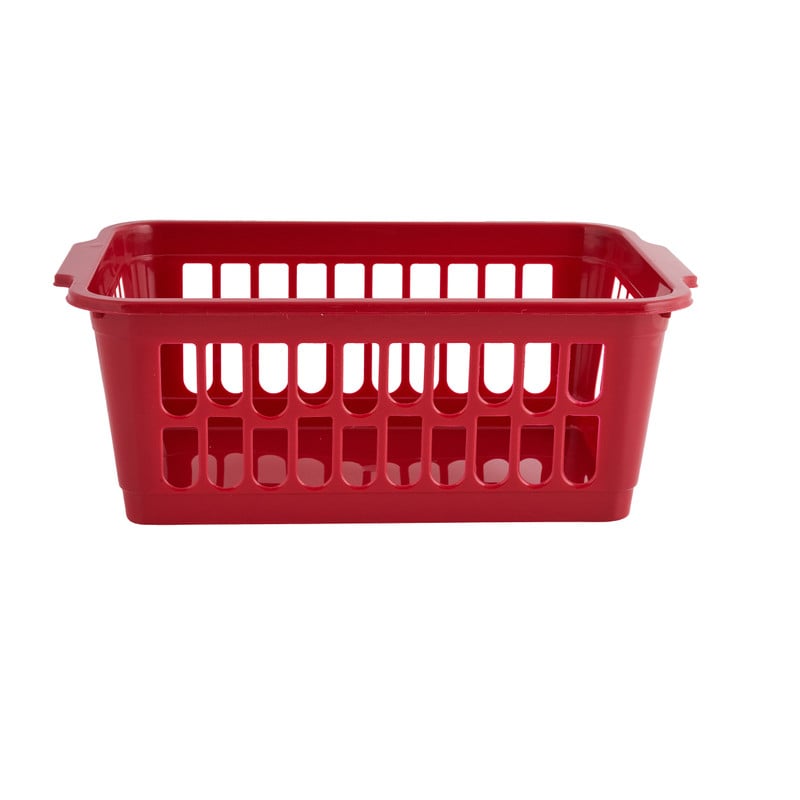 Mand medium -rood - 19x29x11,2 cm