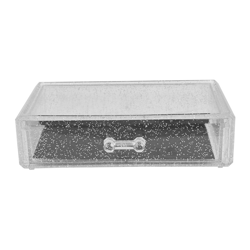 Glitter beauty organizer - 18.5x11x5 cm 