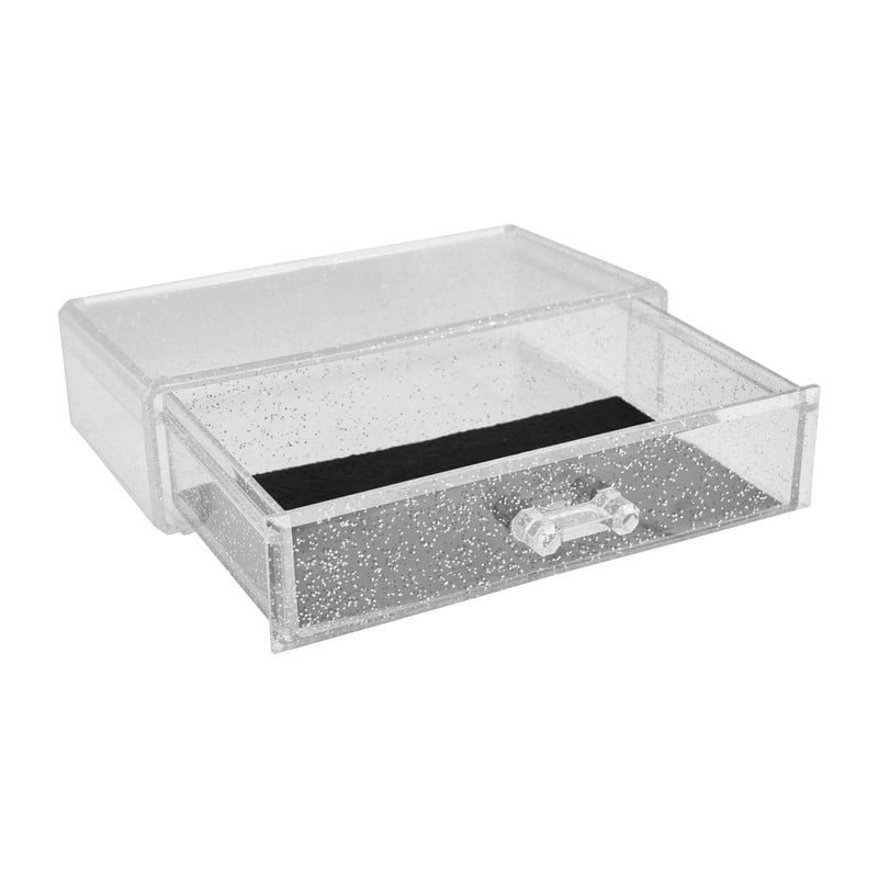 Glitter beauty organizer - 18.5x11x5 cm 