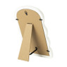 Make-up spiegeltje wave - wit - 26x17.7x2.7 cm