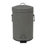 Pedaalemmer lijnen - 3 liter - grijs