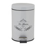 Pedaalemmer le bain - wit - 3 liter