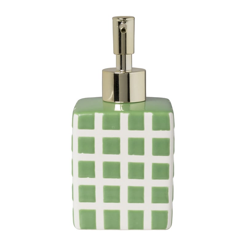Zeeppompje blokjes - groen/wit - 15.8x7x7 cm