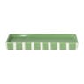 Zeepschaaltje blokjes - groen/wit - 1.3x15.8x8.3 cm