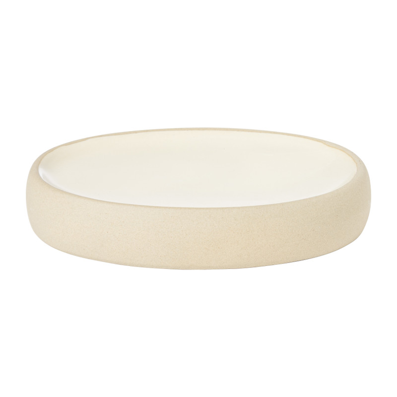 Zeepschaaltje beige - 14x10x2.5 cm