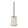 Toiletborstelhouder beige - ⌀12x38 cm