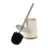 Toiletborstelhouder beige - ⌀12x38 cm