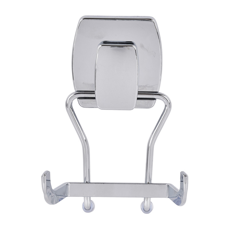 Handdoek haak easy lock - dubbel - 8x4x9 cm