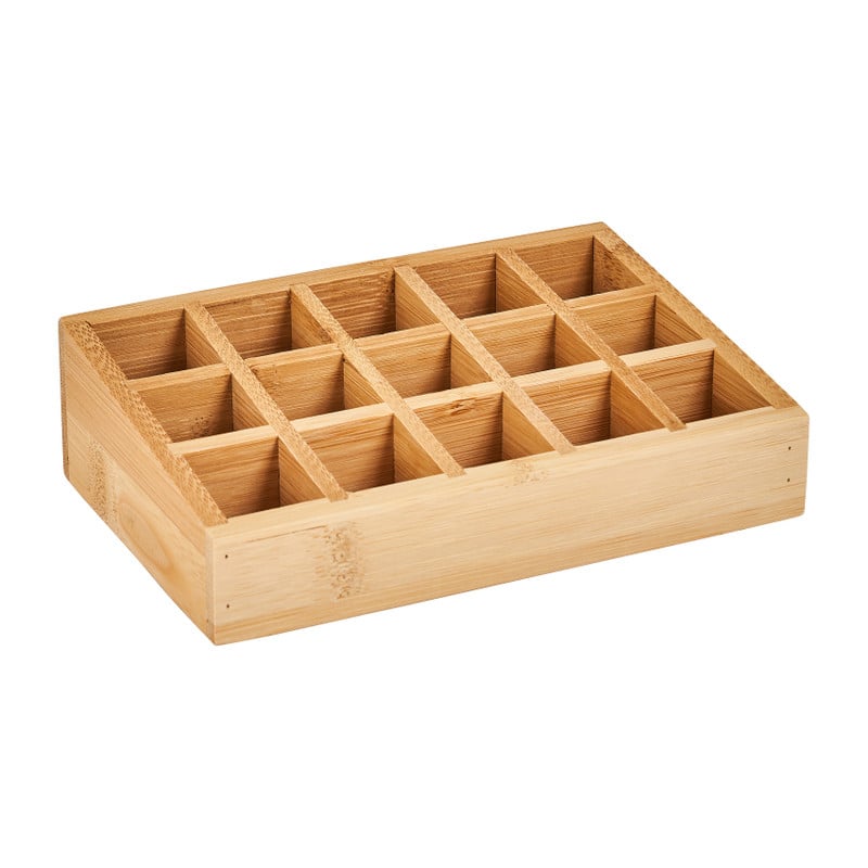 Opberger bamboe - 17x10.7x5 cm