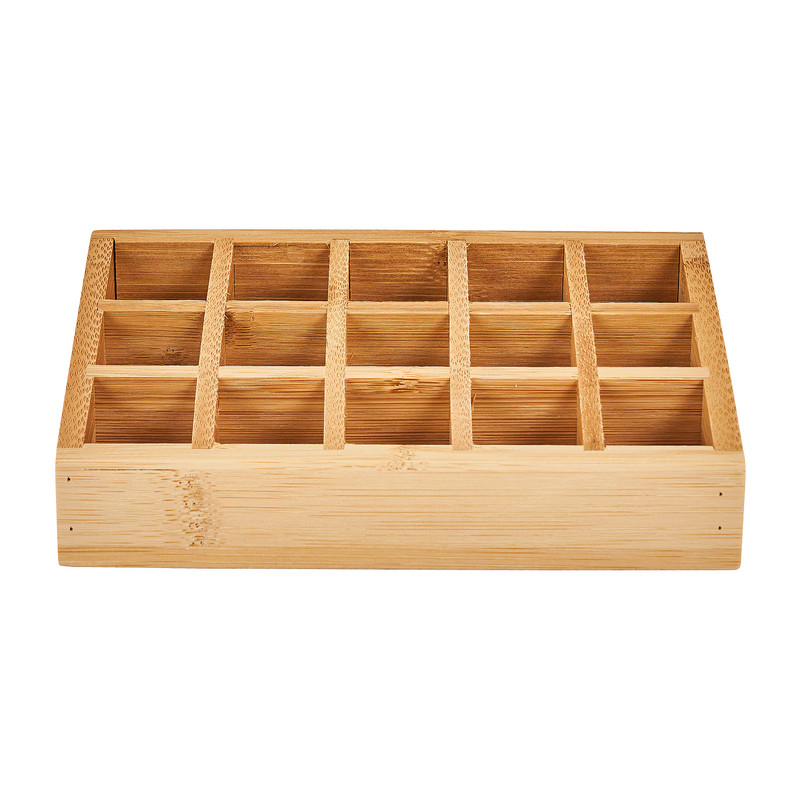 Opberger bamboe - 17x10.7x5 cm