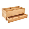 Opberger met lade bamboe - 27x15x11 cm