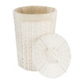 Wasmand - 30x43 cm - wit oud