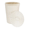Wasmand - 37x50 cm - wit oud