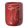 Beker strik - bordeauxrood - ø7.3x10.2 cm