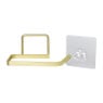 Toiletrolhouder - goudkleurig - 13.7x7x11 cm