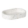 Zeepbakje Terrazzo - wit - 2x13x9 cm