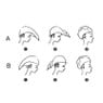 Handdoek tulband - panter - set van 2