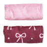 Handdoek tulband - strikjes - set van 2