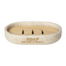 Zeepbakje sand - beige - 12.9x8.4x2.5 cm