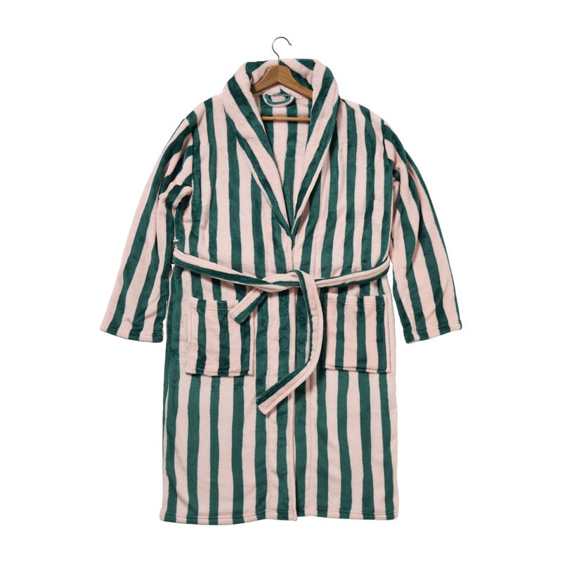 Badjas streep - multikleur - one size