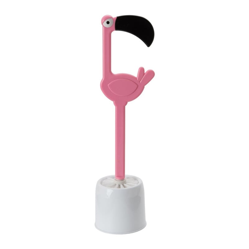 Toiletborstel flamingo