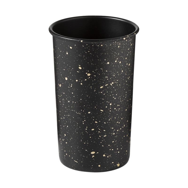 Beker spetters - zwart/goud