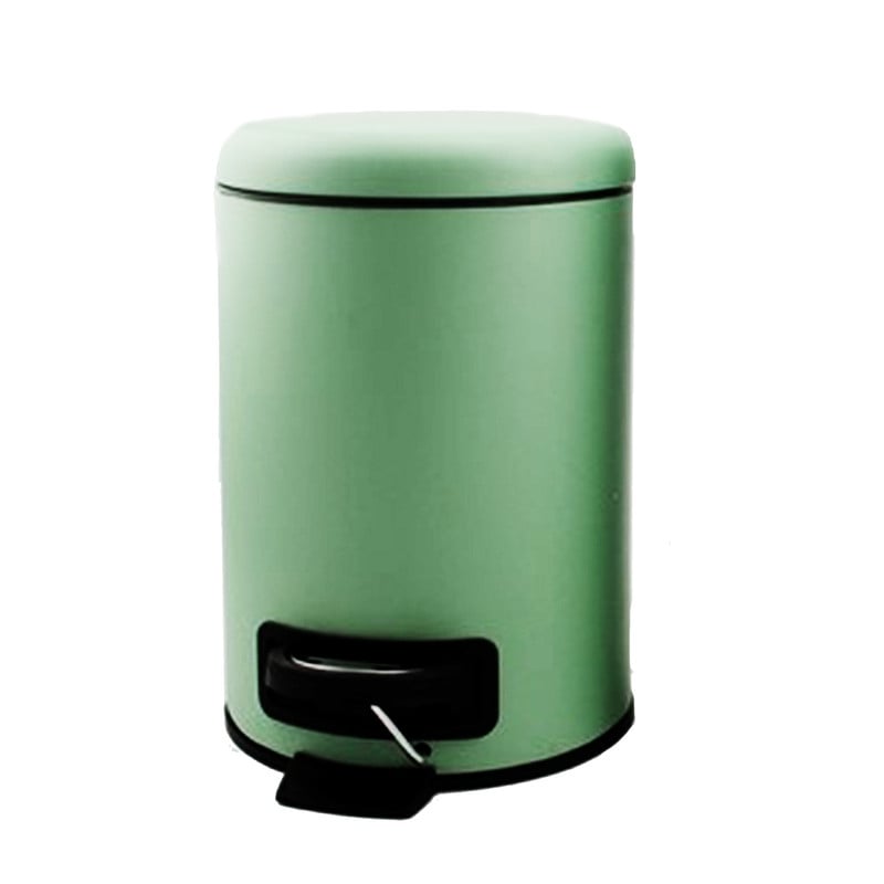 Pedaalemmer  metaal - groen - 3 liter