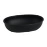 Zeepbakje metaal - zwart - 14 cm