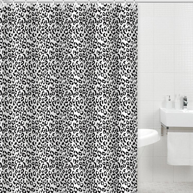 Douchegordijn luipaardprint - 180x200 cm 