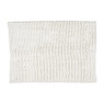 Badmat chenille - wit - 40x60 cm